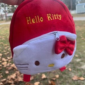 Hello Kitty Red and White Kids Backpack#416